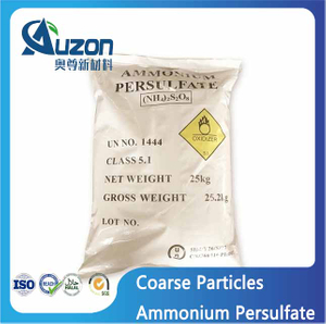 Persulfate d'ammonium à grosses particules